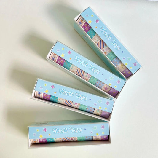 Blooming Beauty Washi Tape Set – 10 Rolls