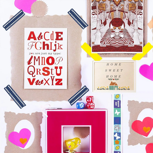 Colorful Designer Washi Tape Collection for DIY Art and Gift Wrapping