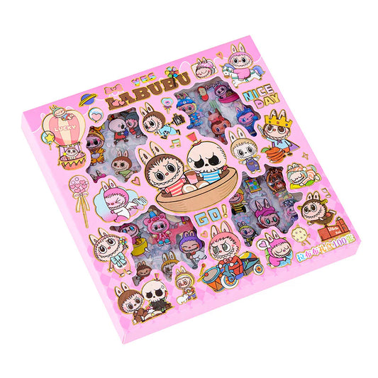 Labubu Kawaii Sticker Box – 100+ Cute Stickers