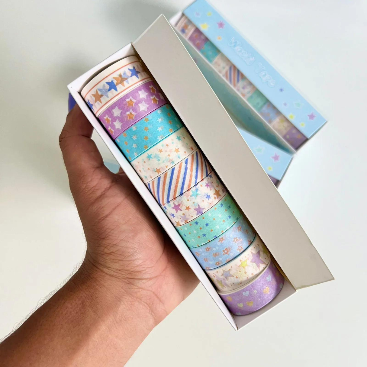 Blooming Beauty Washi Tape Set – 10 Rolls