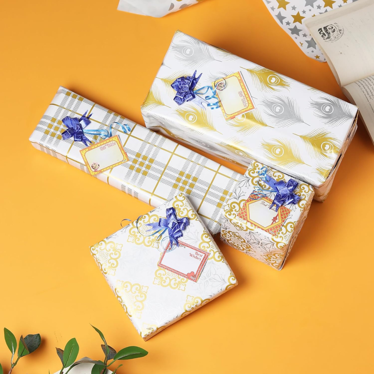 Premium Gift Wrap Paper Sheets – Mix Design (Pack of 5) | Gift Packing Sheet | Wrapping Paper for All Occasions